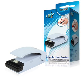 HQ Portable Heat Sealer, magnet, 100x47x47mm, White