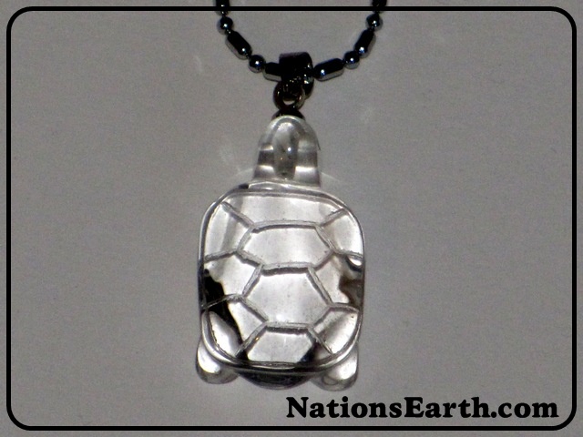 Turtle Crystal Pendant