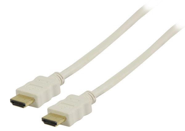 Valueline HDMI 1.4 Cable, 4K, UltraHD, 0.5m, White Valueline HDMI 1.4 Cable, 4K, UltraHD, 0.5m, White