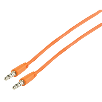Valueline 3.5mm Male-Male Audio Cable, 1m, Orange