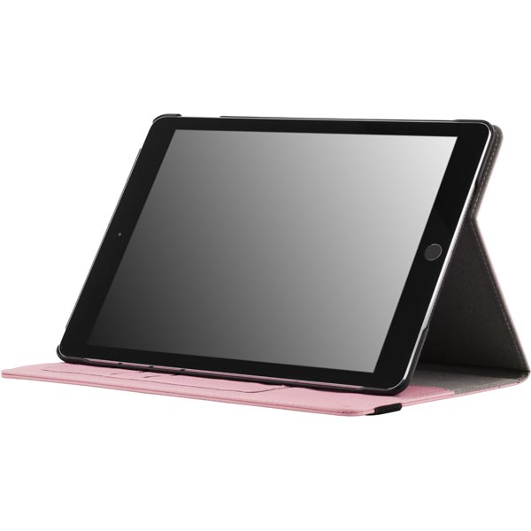 Deltaco iPad Air2 Leatherette Case, Stand, 3+1 Pockets, Pink