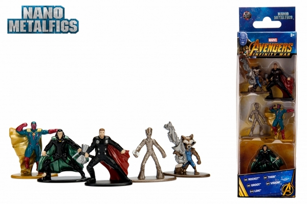 Nano Metalfigs MARVEL Avengers Infinity War 5-Pack B