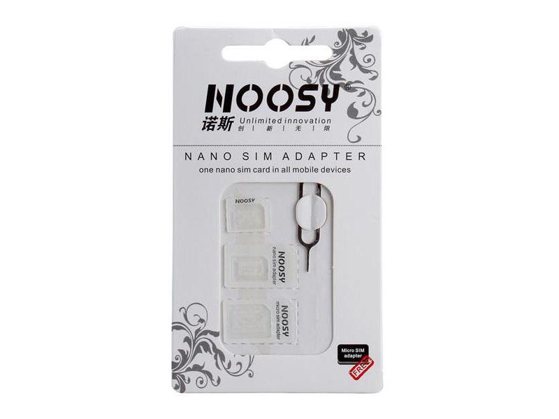 Noosy (3in1) Nano-SIM Adapter Kit, 4 parts