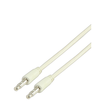 Valueline 3.5mm Male-Male Audio Cable, 1m, White