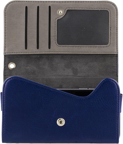 Streetz Wallet 4-5.1" Smartphone Case, Blue